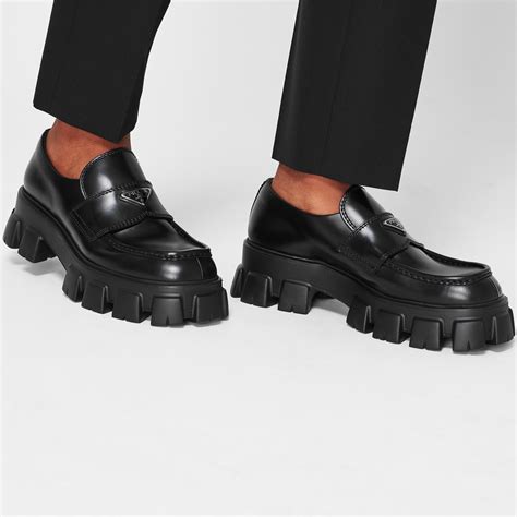 prada monolith loafer